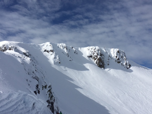 The Palisades yesterday.  photo:  snowbrains
