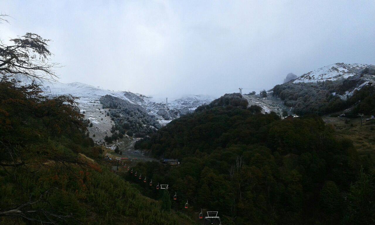 Last week's snowfall in Cerro Catedral, Bariloche