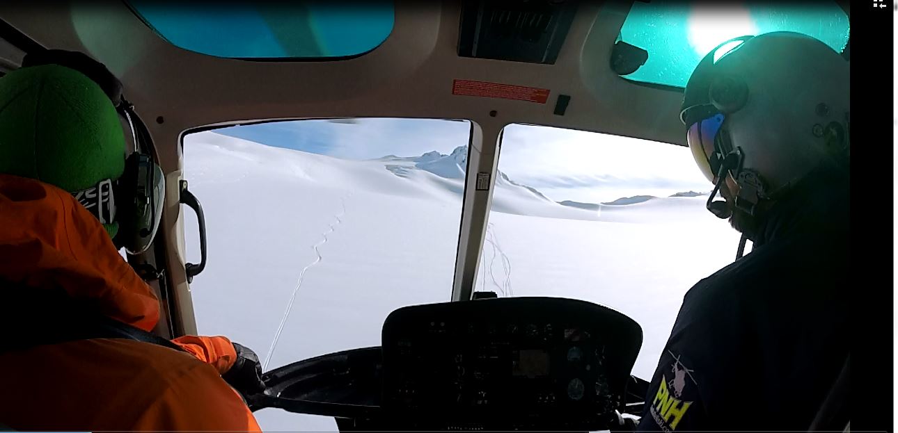 Cruising around AK in a heli and scoping and skiing lines is the best experience in the world