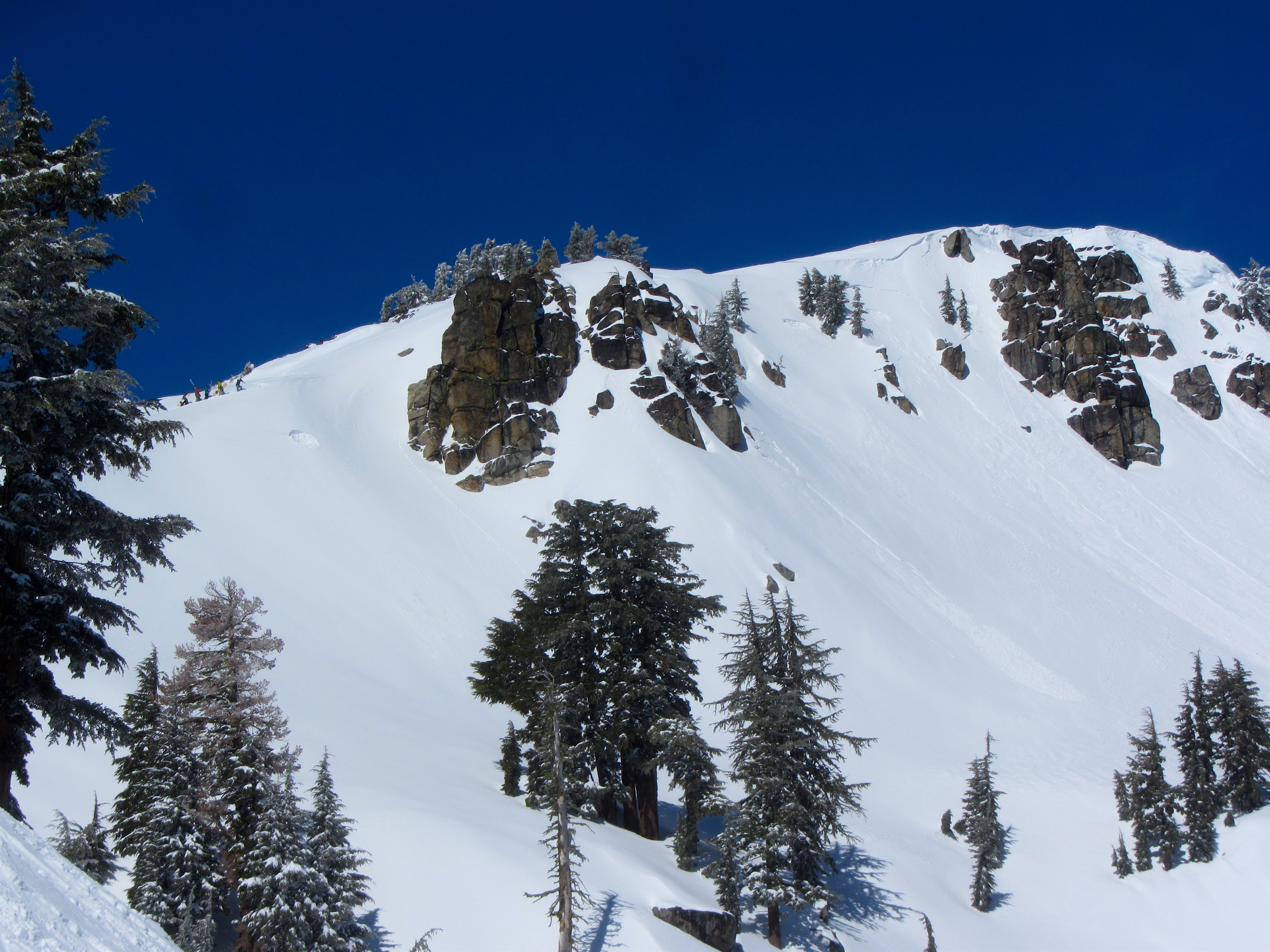Granite Chief Peak was cooked by the time it opened. photo: snowbrains