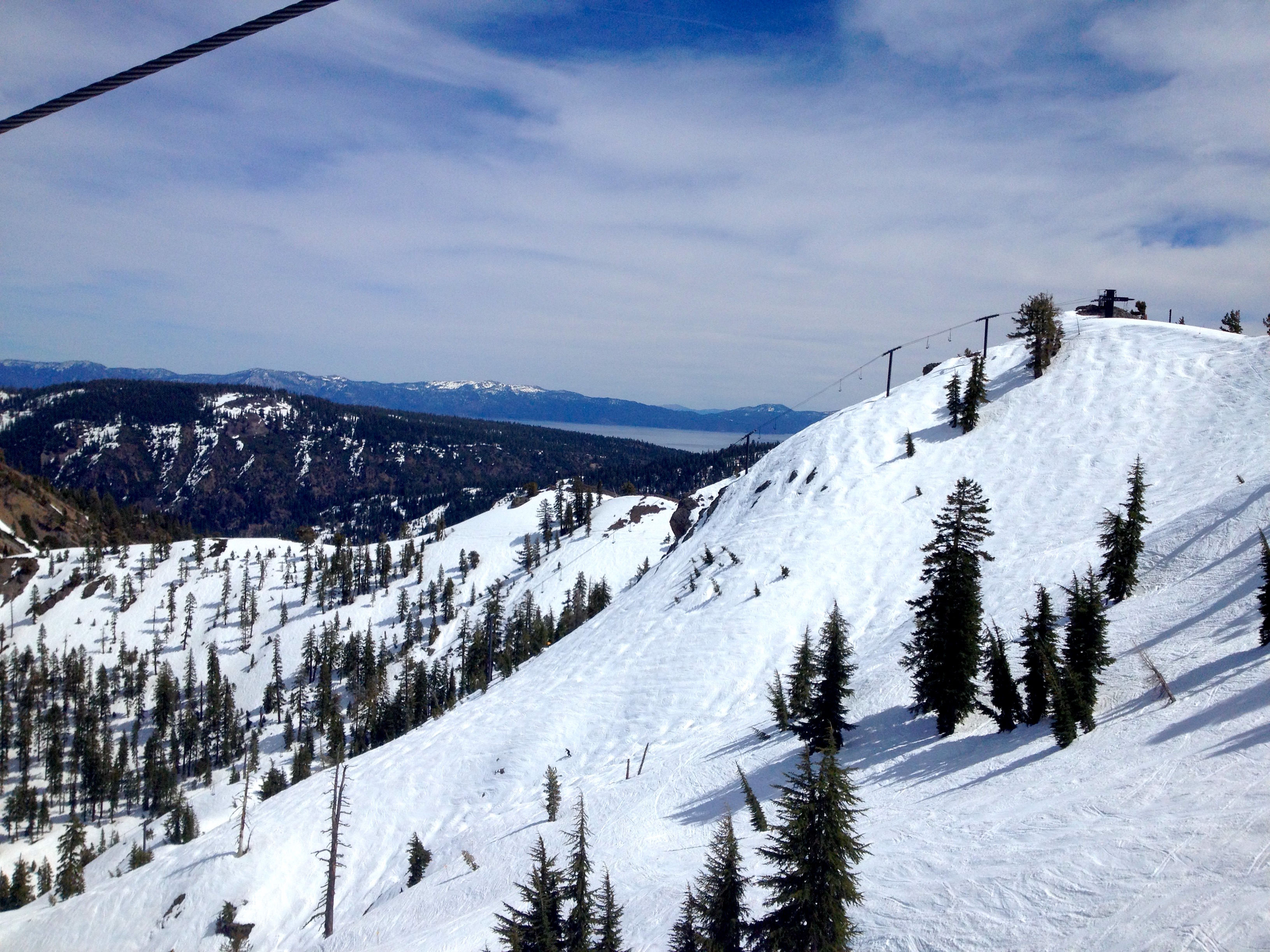 Olympic Lady and Lake Tahoe today. photo; snowbrains