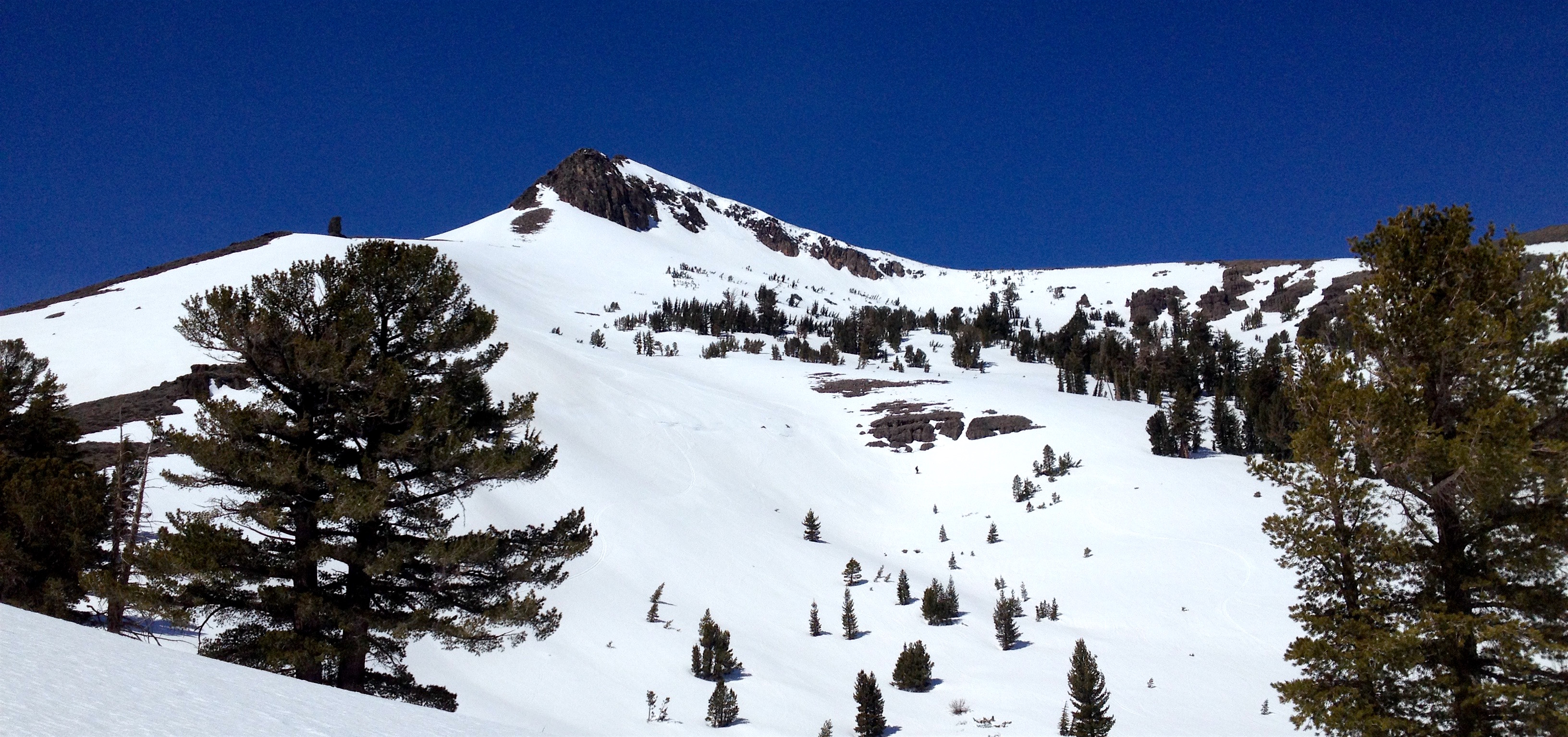 Stevens Peak today. photo: miles clark/snowbrains