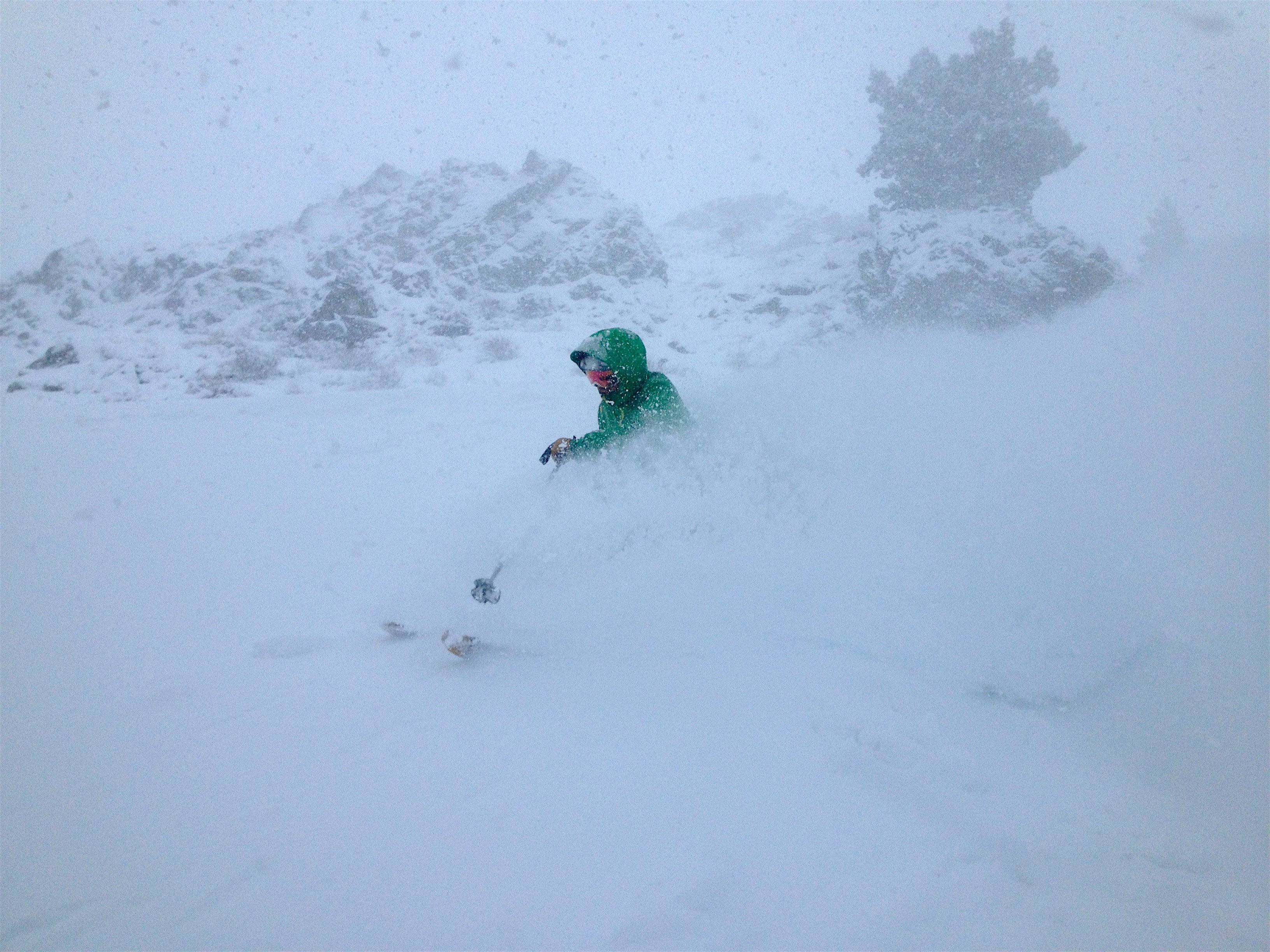 Billy getting some in the Alternates. photo: snowbrains
