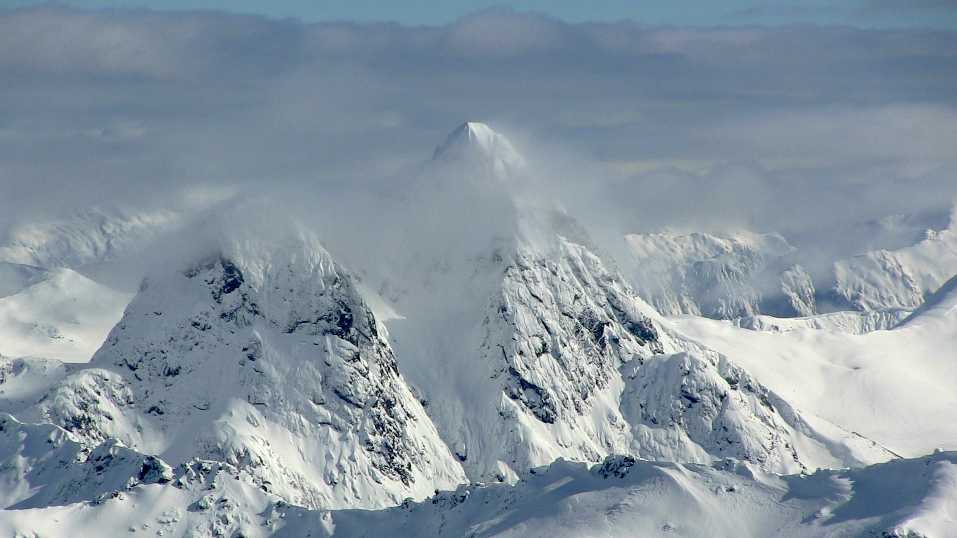 View of Cerro Negro from Catedral. photo: miles clark/snowbrains