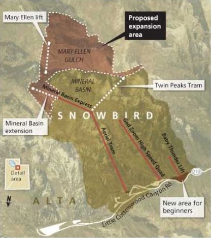 Snowbird expansion plan.
