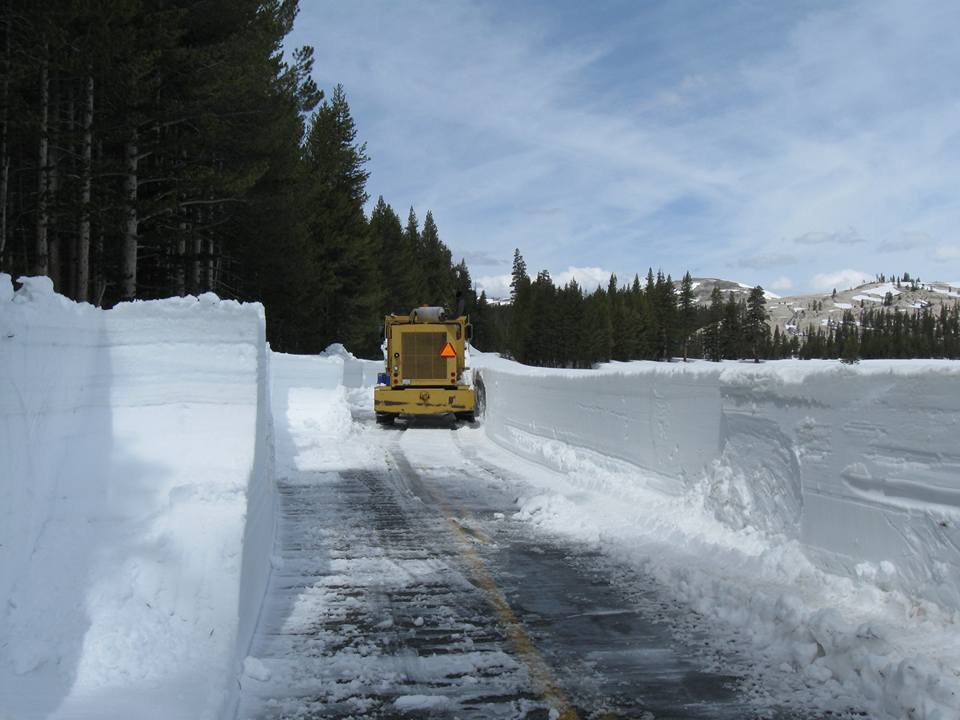 "Meanwhile Mono County road crews are working their way west from Tioga Pass." - Jeff Walters