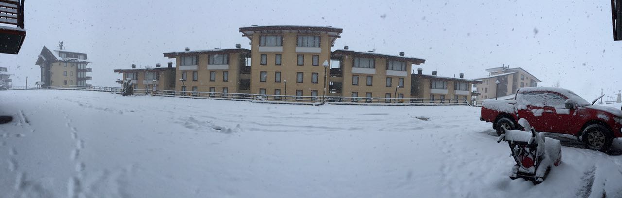 Huge snowfall today at La Parva! // photo: La Parva Ski Resort