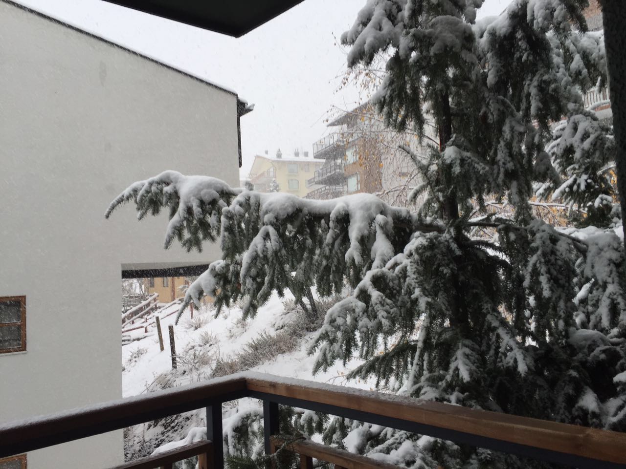 Huge snowfall today at La Parva! // photo: La Parva Ski Resort
