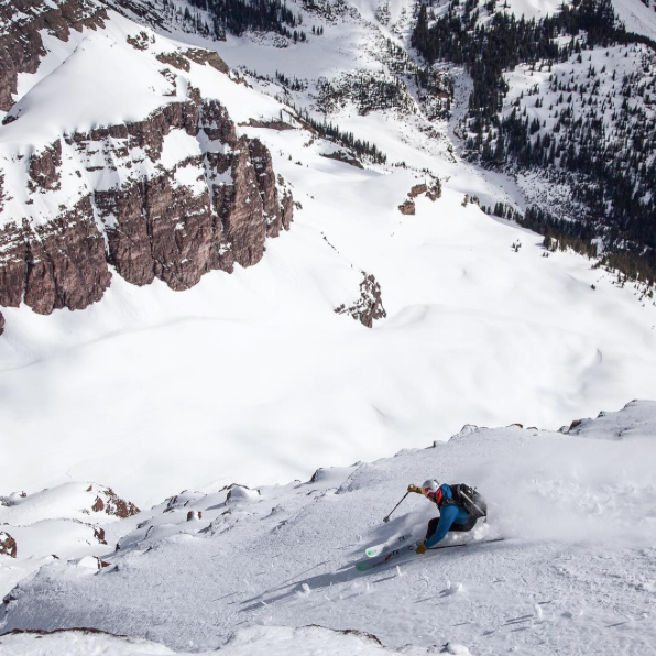 "A few more shots from the great day topping out North Maroon on Thursday. Fun to be able to join Jon Kedrowski as he attempts to ski all of Colorado's 54 14ers in one winter season. photo: ted mahon" - Chris Davenport, May 22nd