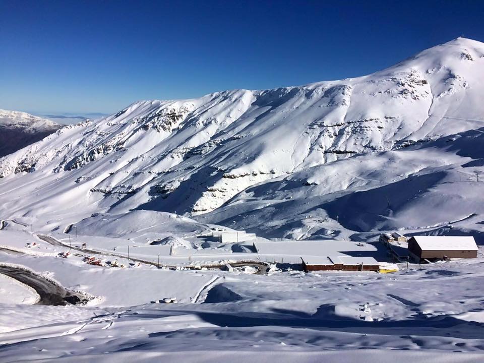 Valle Nevado is already sitting on a decent early season snowpack.  photo:  may 30th, 2016
