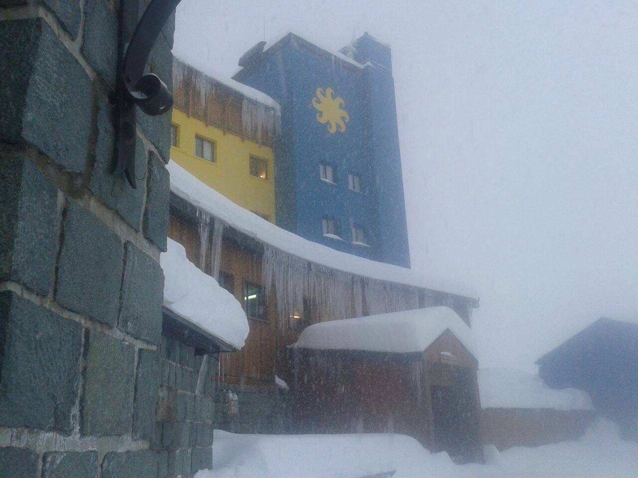 Portillo, Chile on June 3rd, 2016 during the storm cycle that dropped 10 feet. photo: portillo