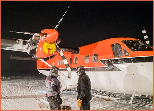 The Twin Otter aircraft flying an ‪#‎Antarctic‬ medical evacuation mission has arrived at the British Antarctic Survey's Rothera Station.