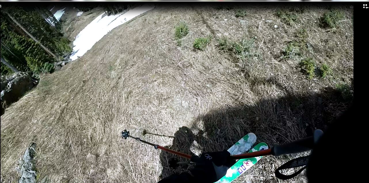 Grass turns can be fun if your pretend your are Thovex 