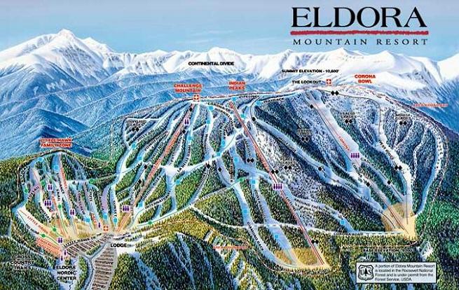 Eldora trail map.