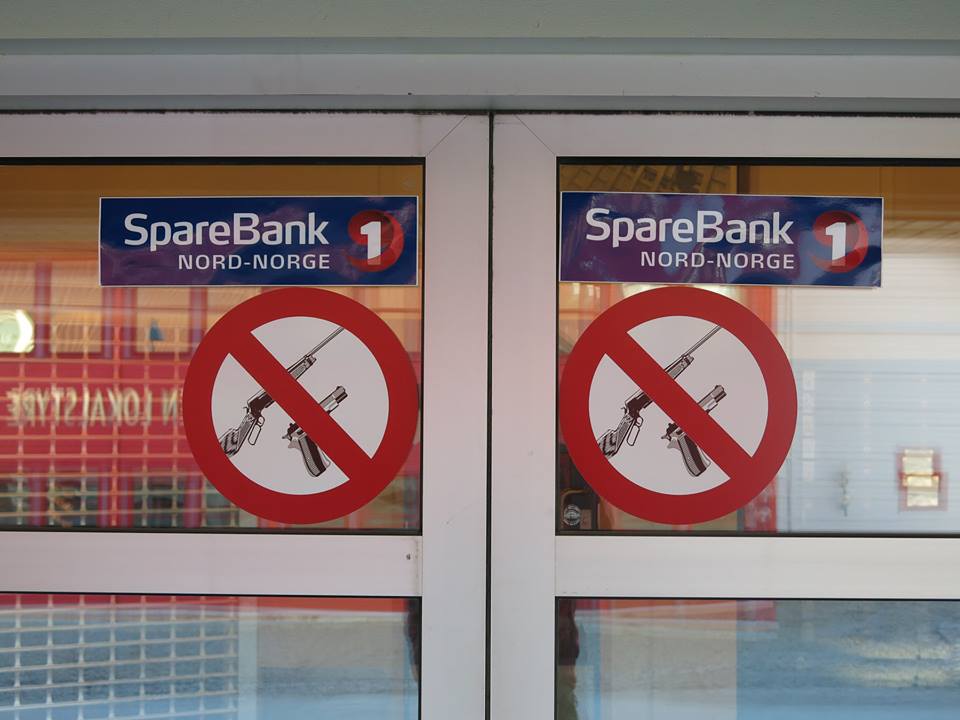 Oh, no guns in the bank please. photo: andrew mclean