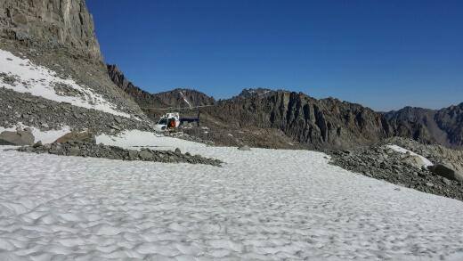 Photo of the recovery mission. image: inyo county sheriff's office