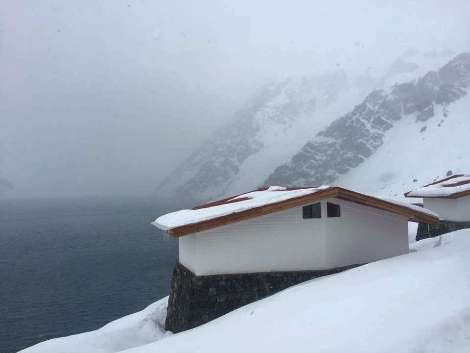 Portillo, Chile yesterday as the storm arrived. image: portillo