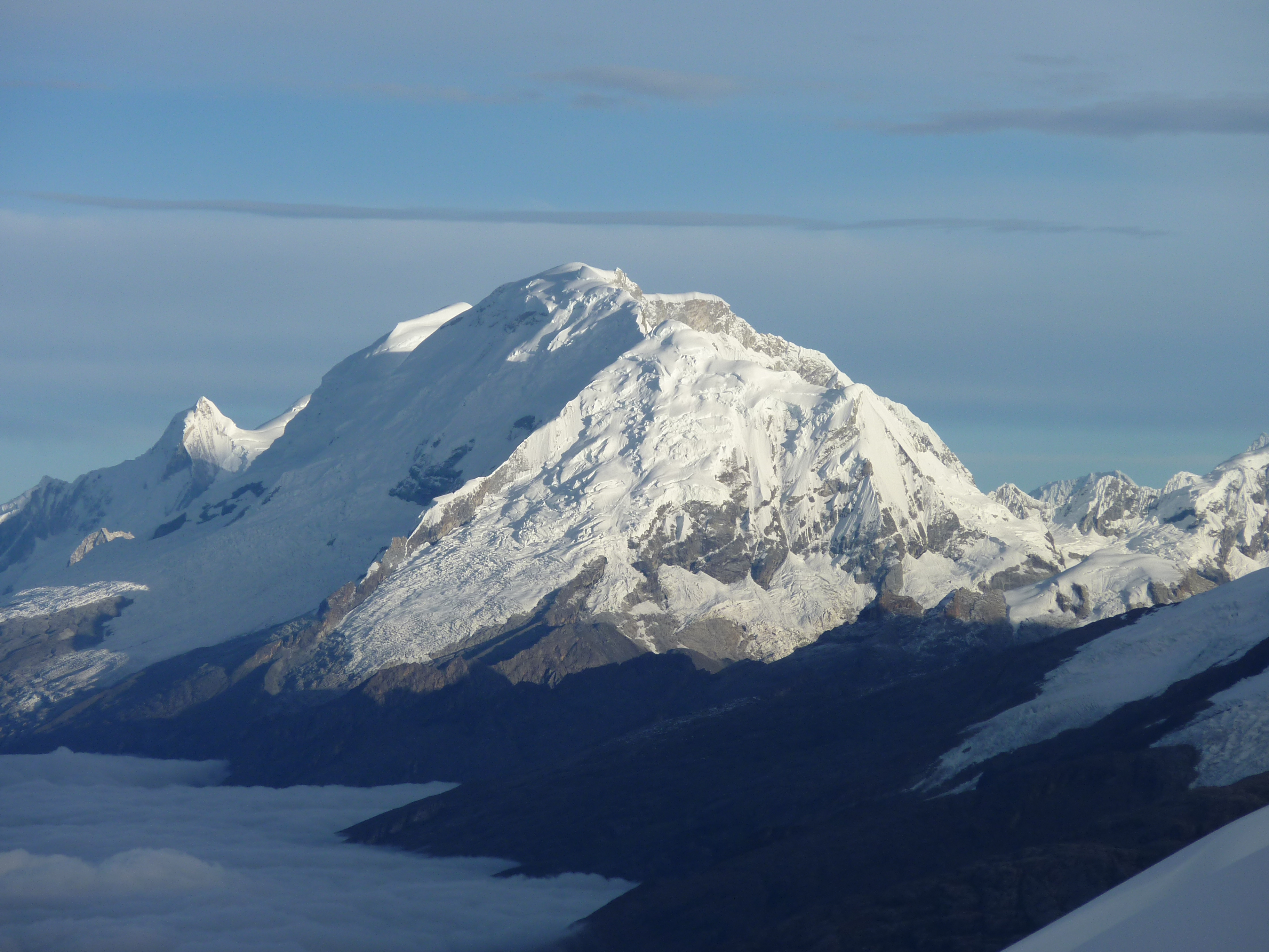 22,200' Huascaran peak, the highest peak in Peru and 4th highest in South America.