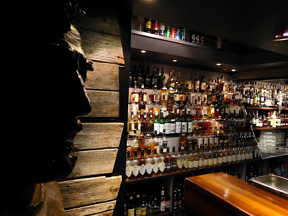 The dark, windowless whiskey bar you will no doubt end up in if you end up in Longyearbyen. photo: snowbrains