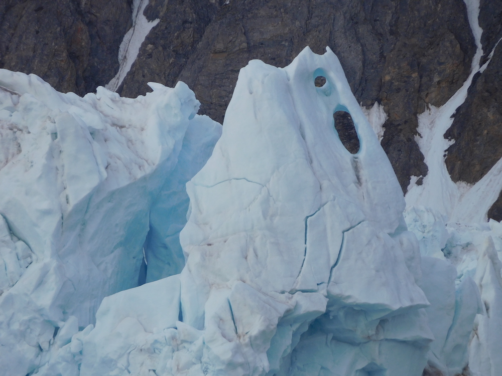 Glacier formations. photo: snowbrains
