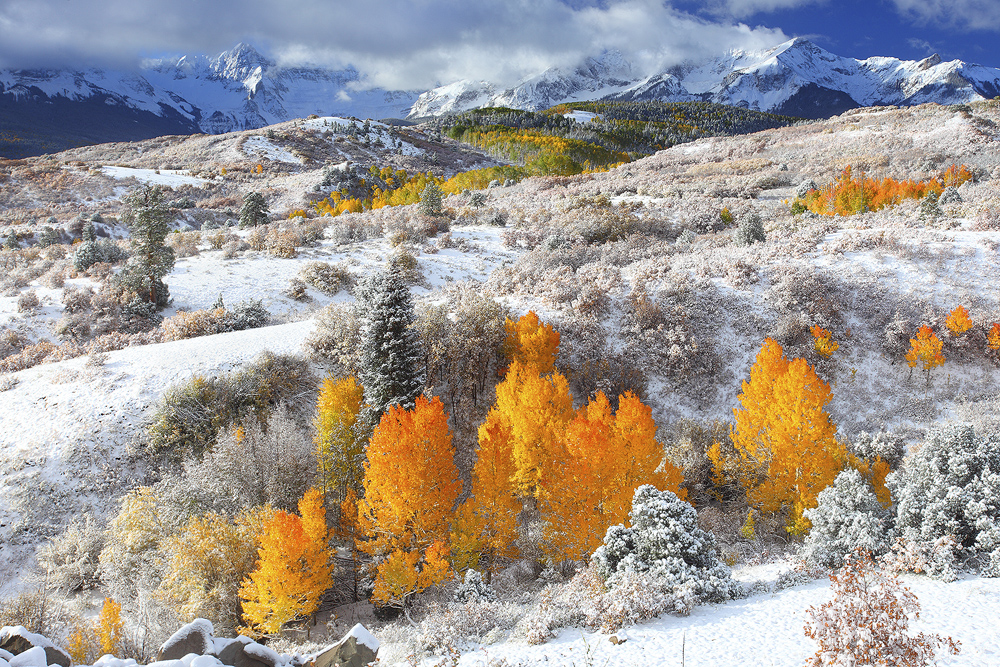Fall snow in Colorado. photo: nate azeman