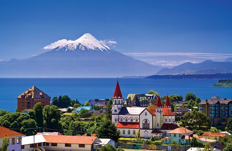 Hopefully it's clear when you pass through Osorno because this area is stunning. 
