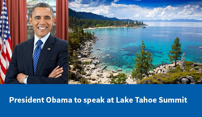 Obama in Tahoe, baby.