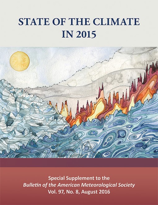Cover for the State of the Climate in 2015 report  (BAMS)