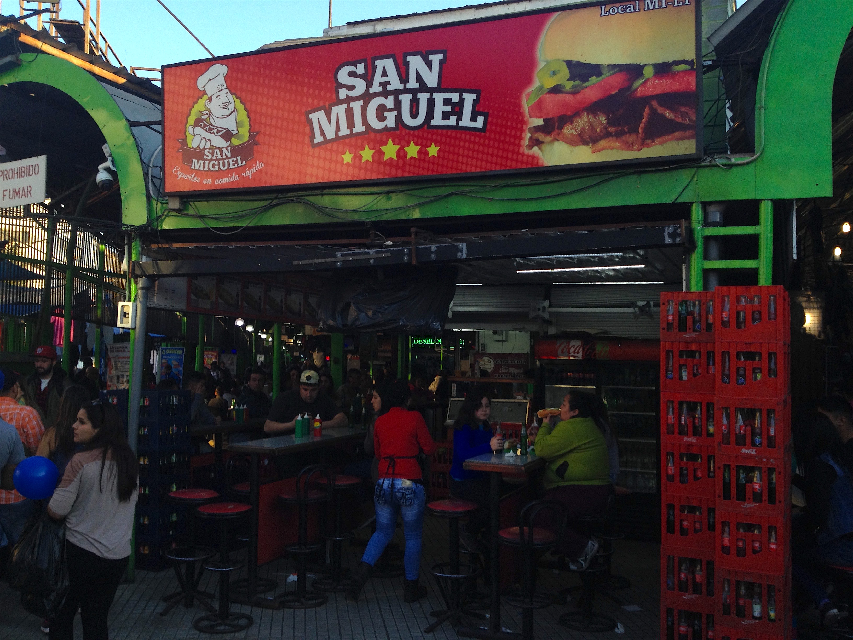 San Miguel's is funky and has good greasy Chilean style food.