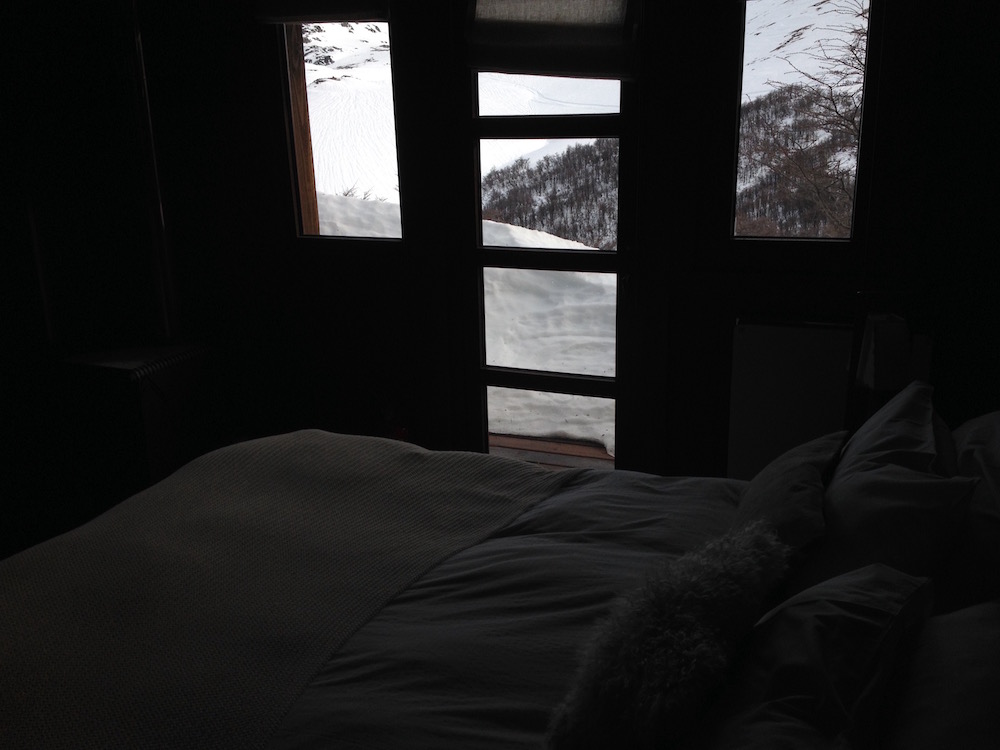 Rooms at Baguales are rustic and crazy comfy. photo: snowbrains
