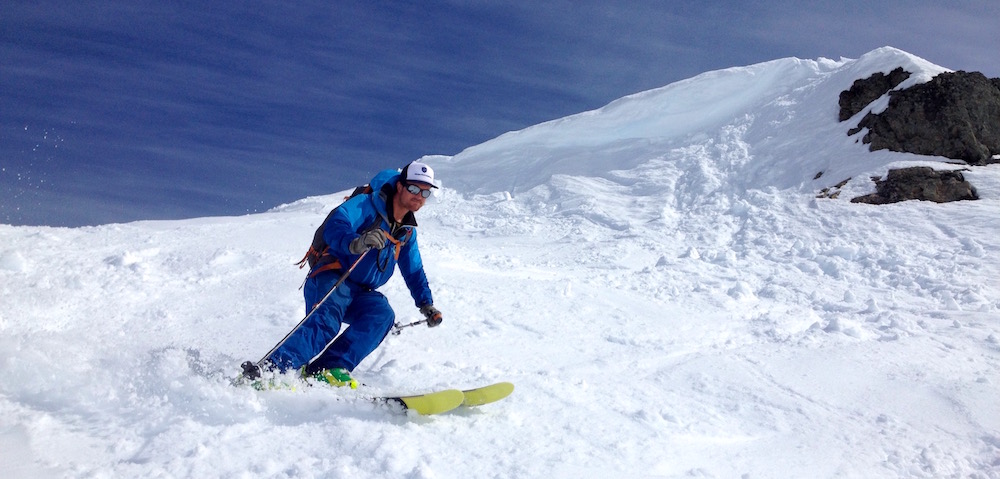 Guide Luciano tearing it up. photo: snowbrains