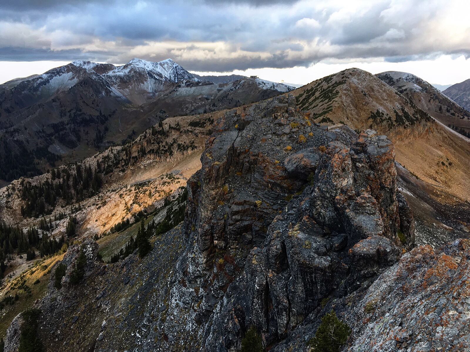 Snow in the Wasatch today. photo: Drew Petersen