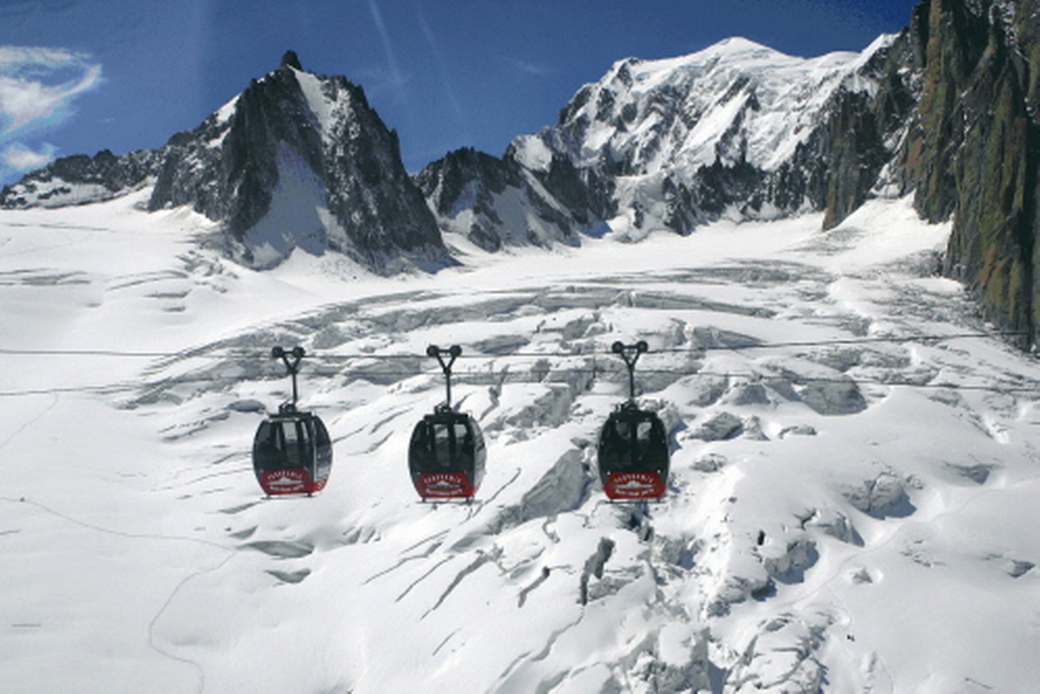 Vallee Blanche Cable Car.
