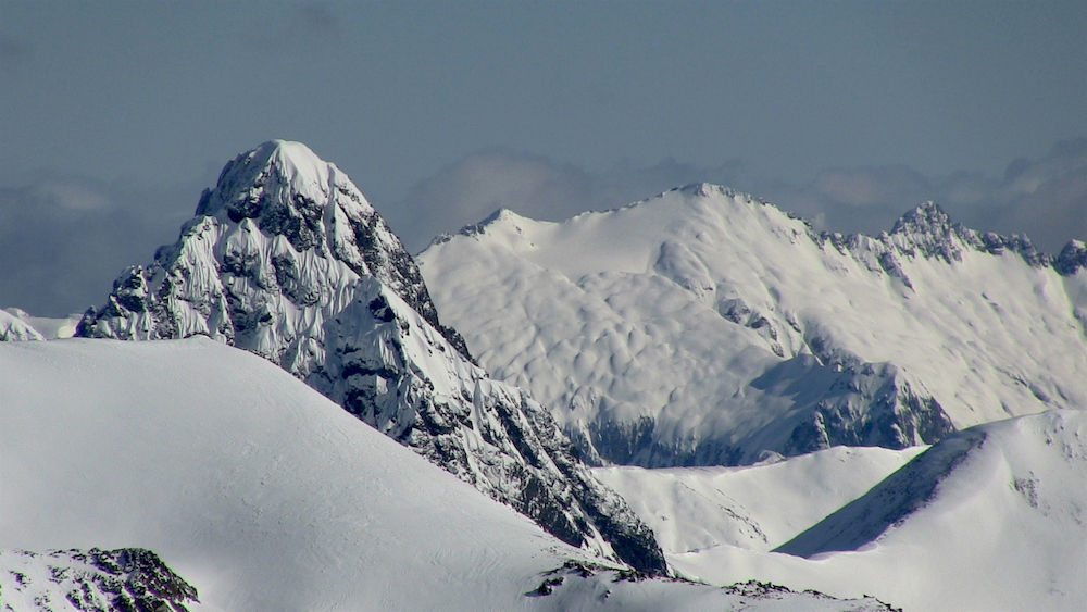 Cerro Negra covering up a bit today. photo: snowbrains
