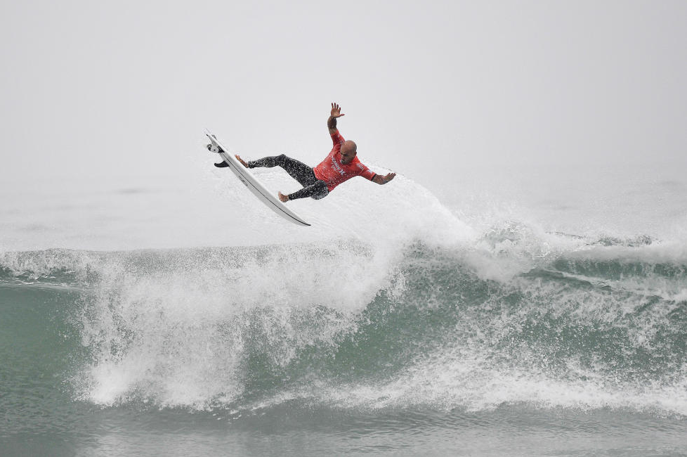 Yes, he landed this!  Kelly Slater.  photo:  WSL/Kirstin Scholtz