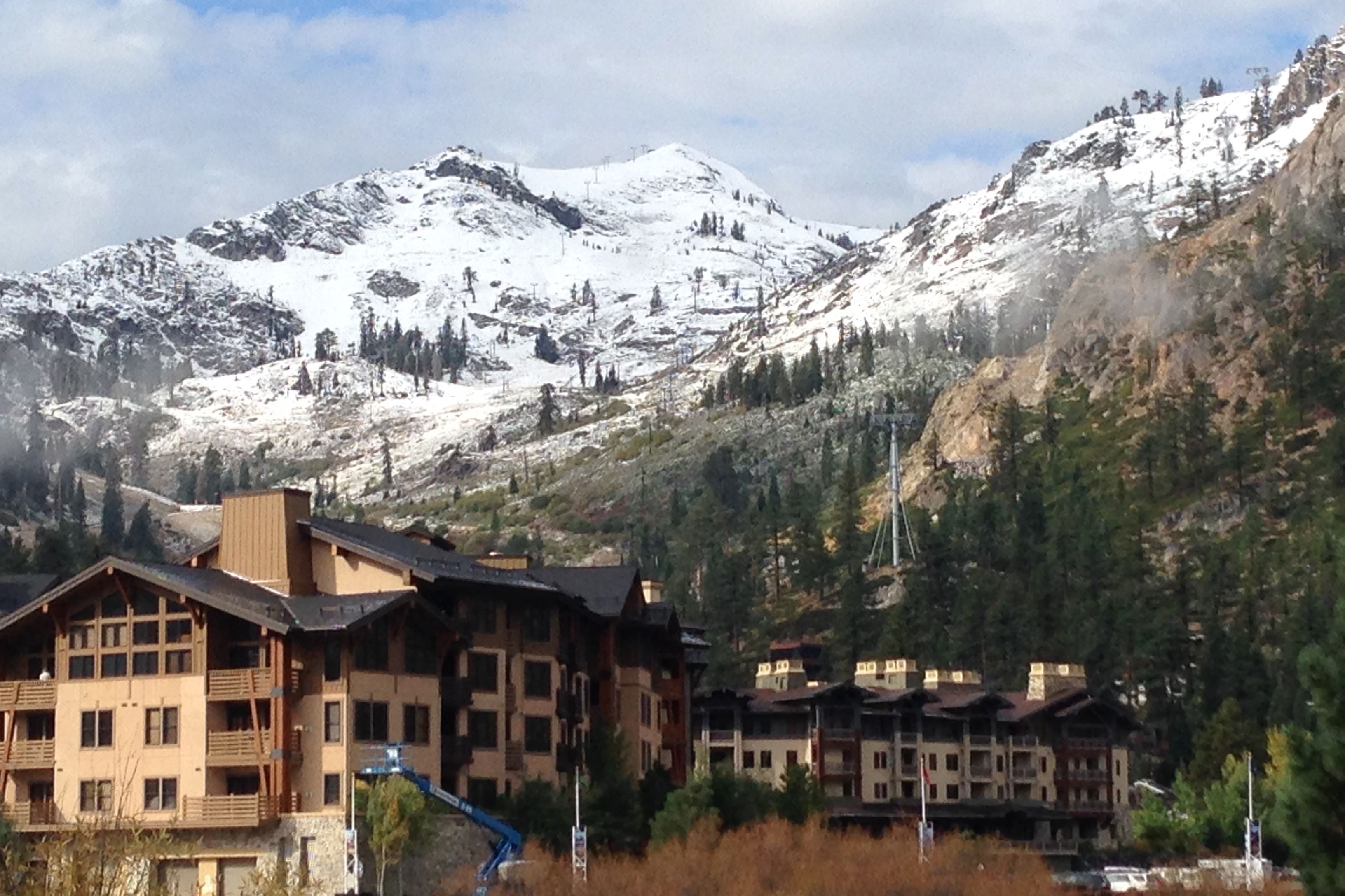 Snow in Squaw Valley, CA in September 2014. photo: skiing-blog.com