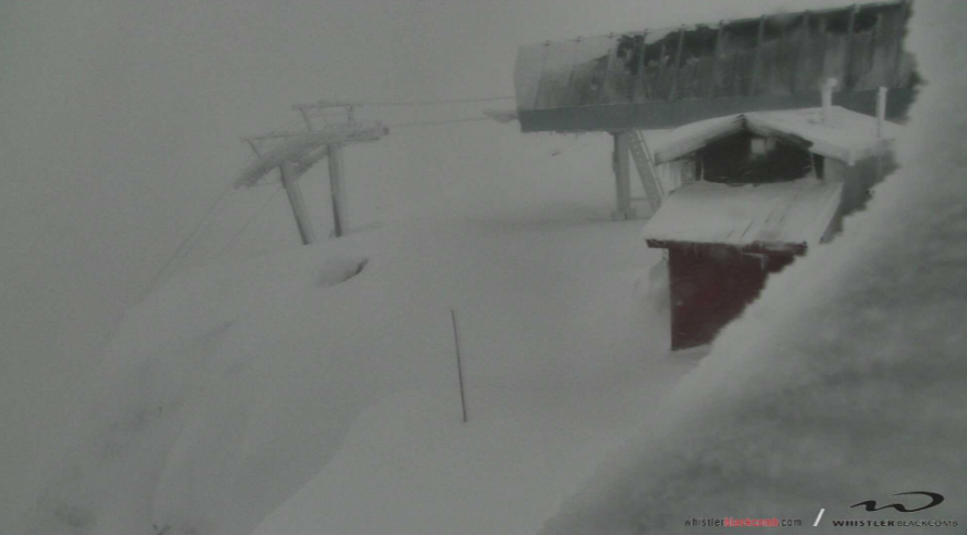 Whistler's Peak Chair today at 9am. 