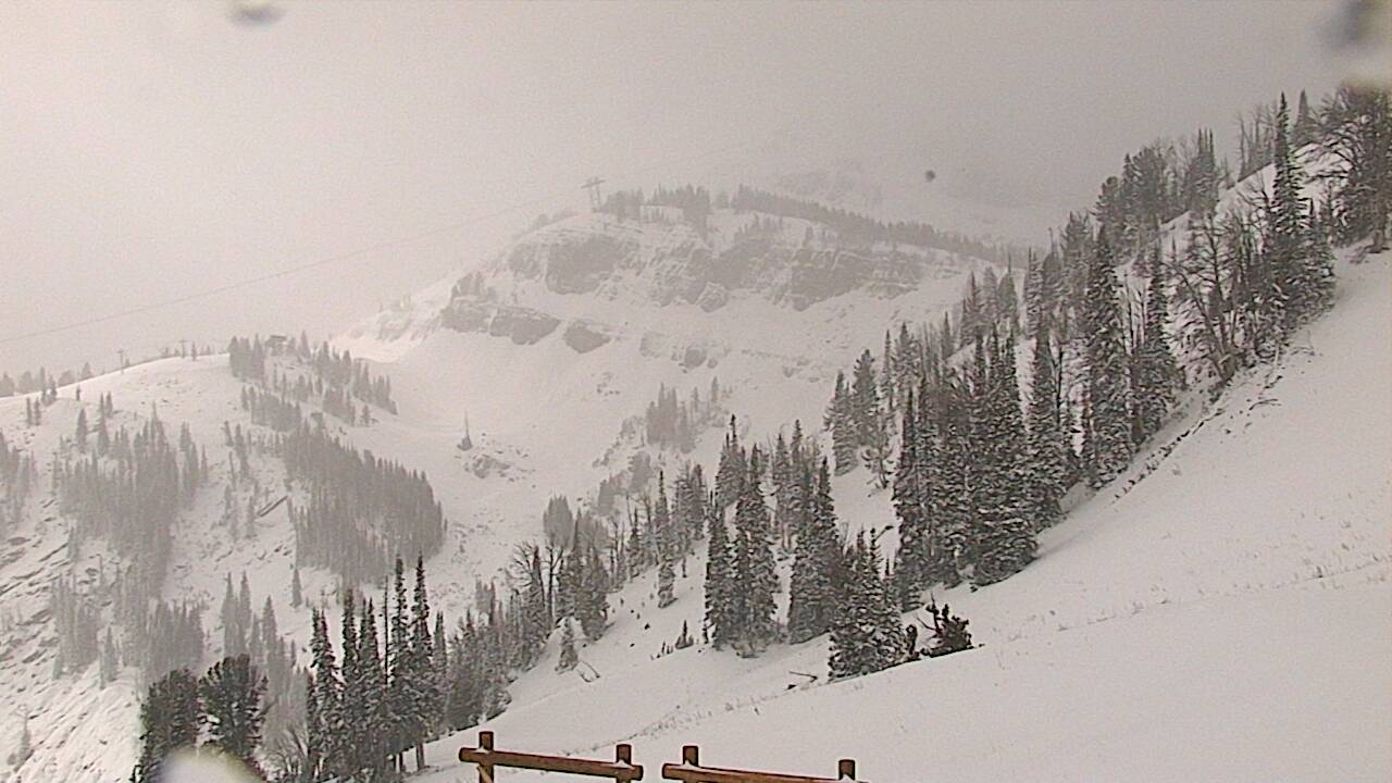Rendezvous Mountain at at Jackson Hole, WY today. photo: jackson hole