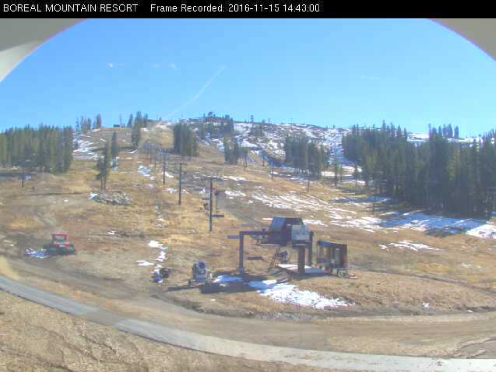 Current conditions at Boreal Mountain Resort! PC: Boreal Mountain Resort webcam
