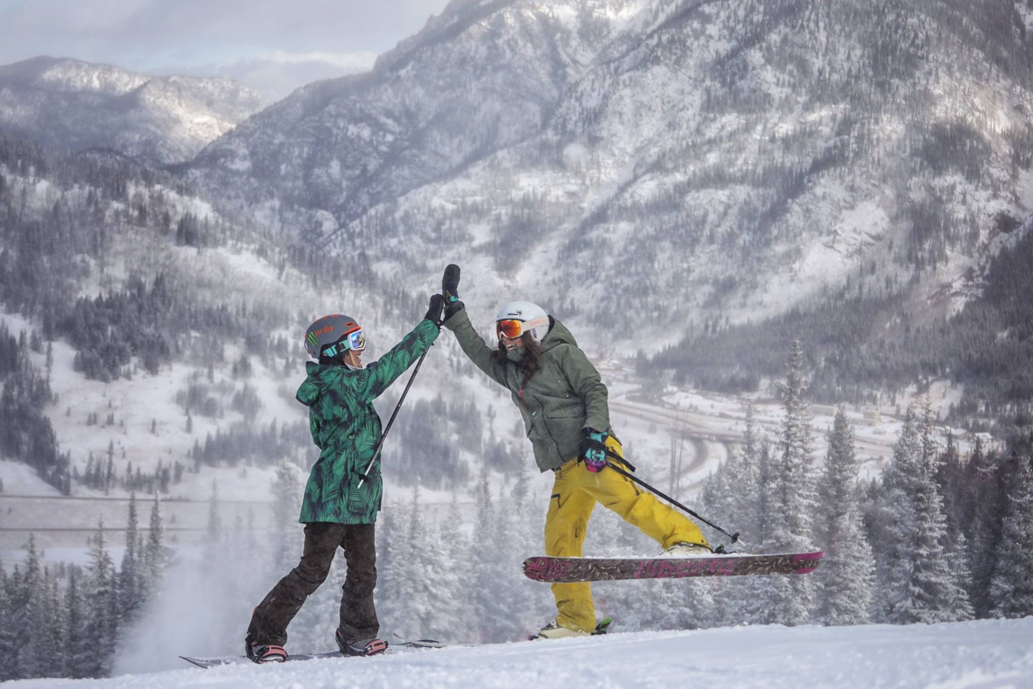 Copper Mountain Opening Day was full of Smiles and High-Fives! PC: Copper Mountain Facebook Page