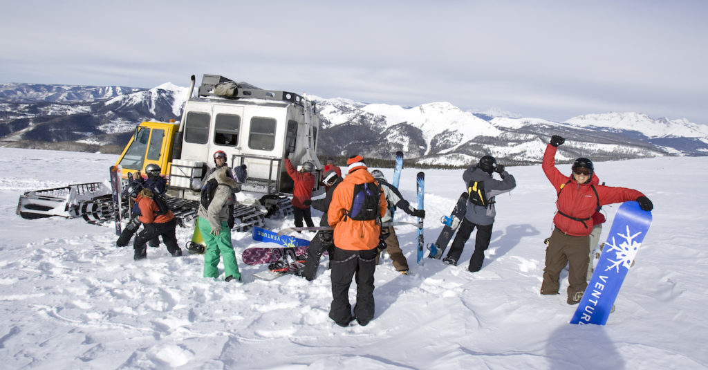 Snowcat Adventures, Snowcat skiing, and Snowboarding, Durango, Colorado Credit: Purgatory Resort/Scott DW Smith