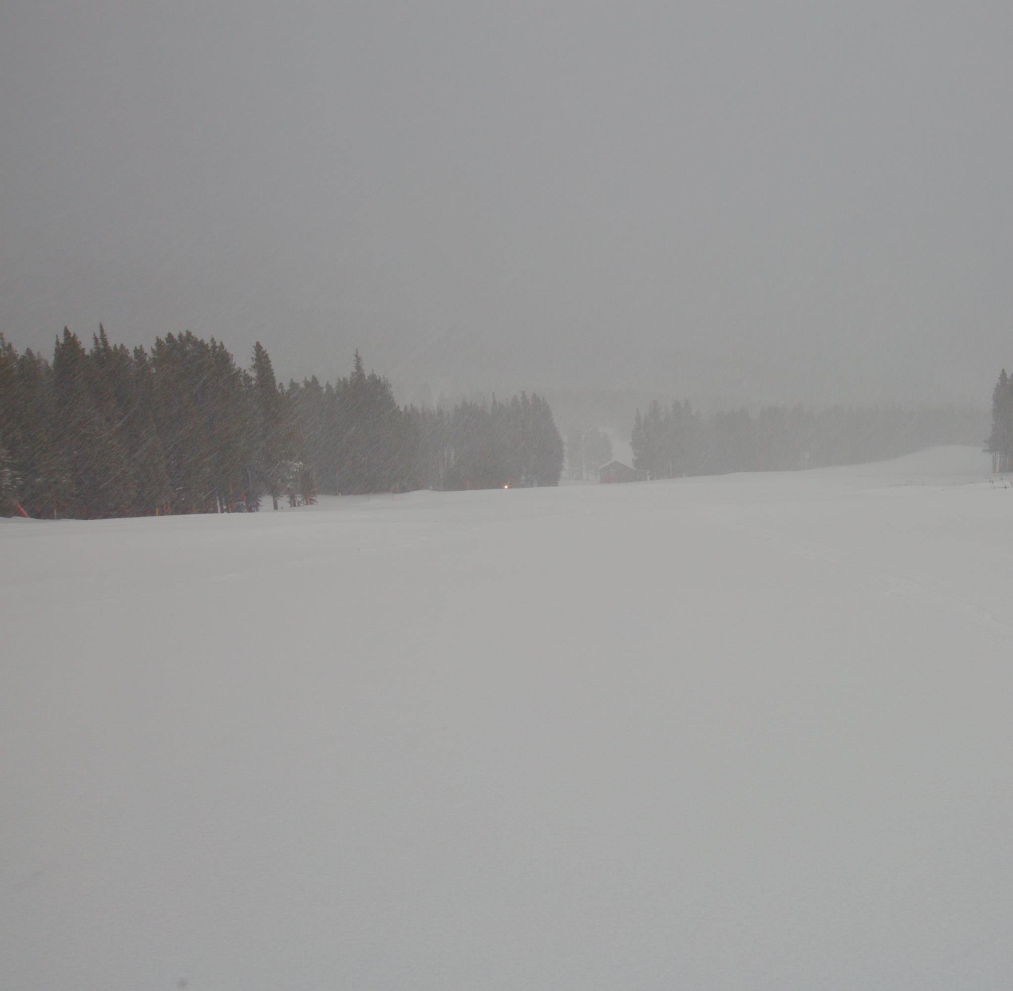 Heavy Snowfall at Breckenridge this afternoon! PC: Breckenridge Facebook Page