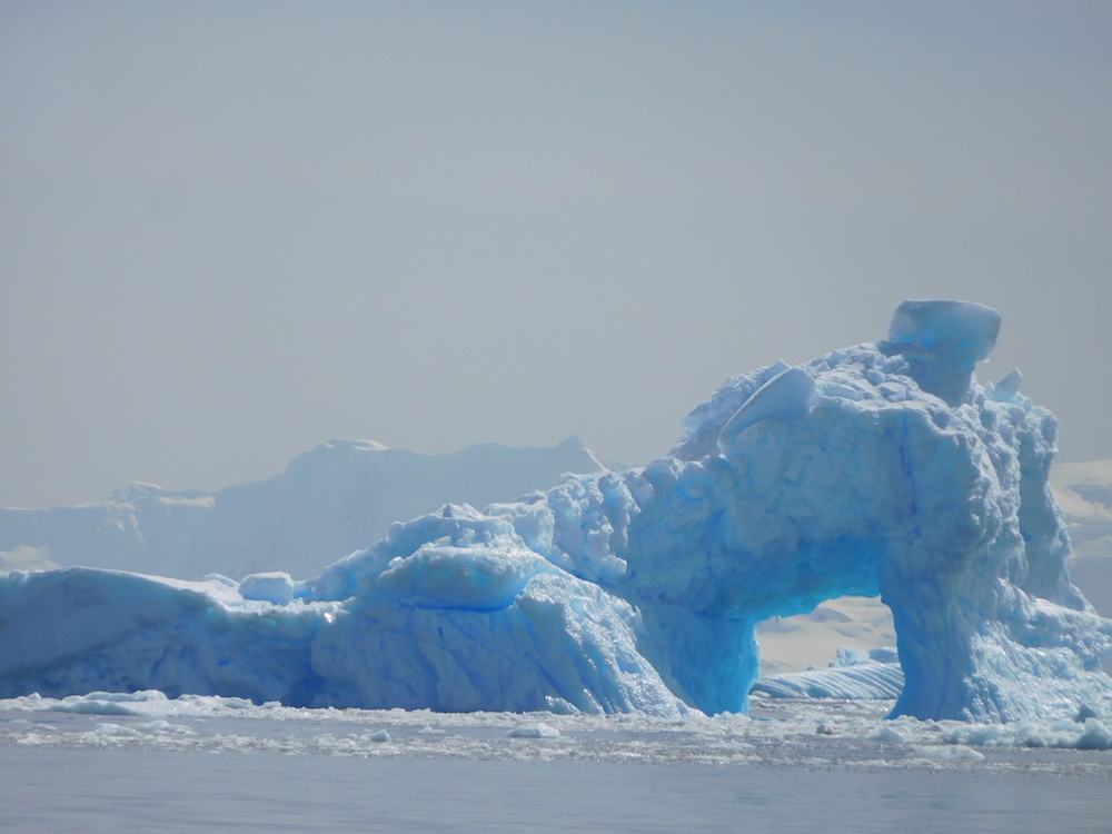Iceberg archway. image: miles clark