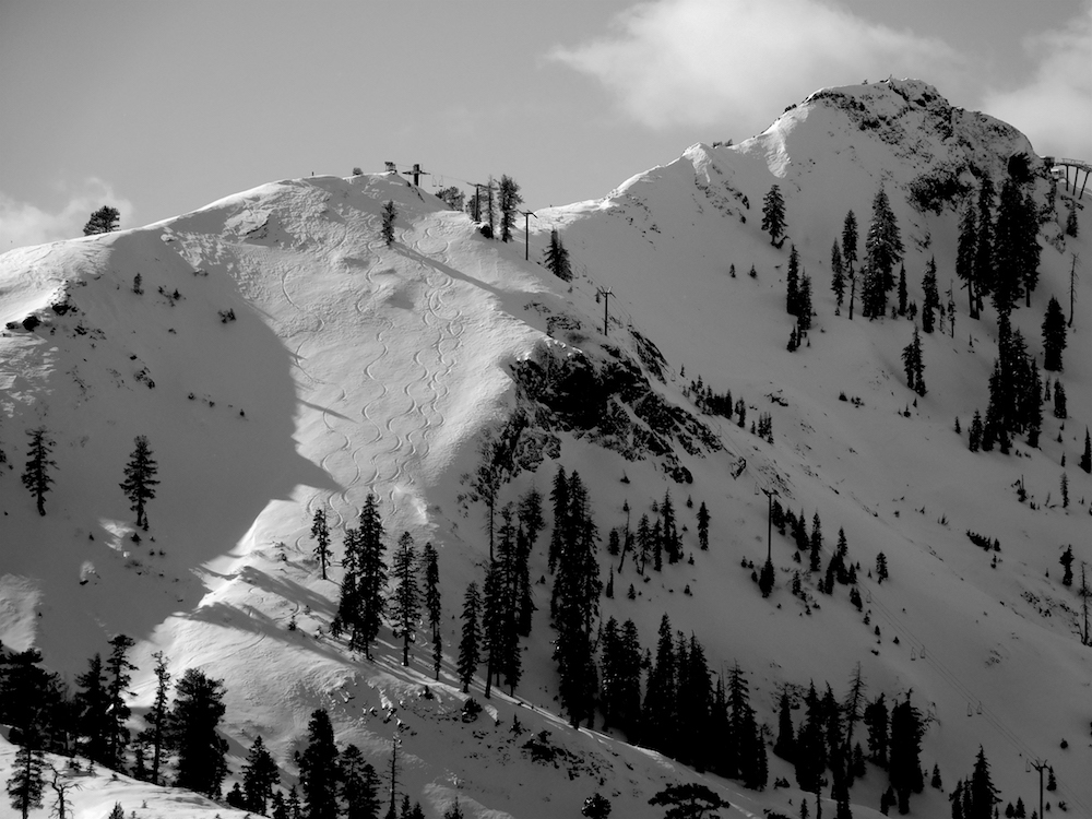 Mysterious tracks have been appearing on East Face of KT-22... photo: snowbrains.com