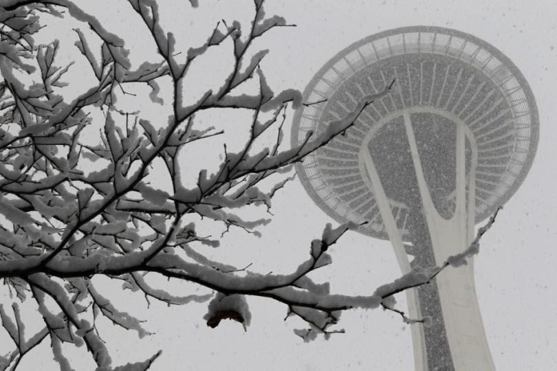 Snowfall is headed Seattle's way!