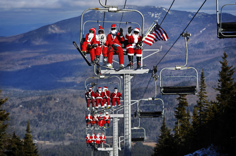 18th Annual Santa Sunday Charity Event at Sunday River -  Credit: Associated Press