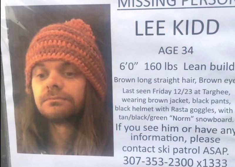 Lee Kid's missing poster