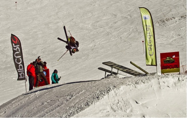 The terrain park in Bariloche is one of the best in South America.