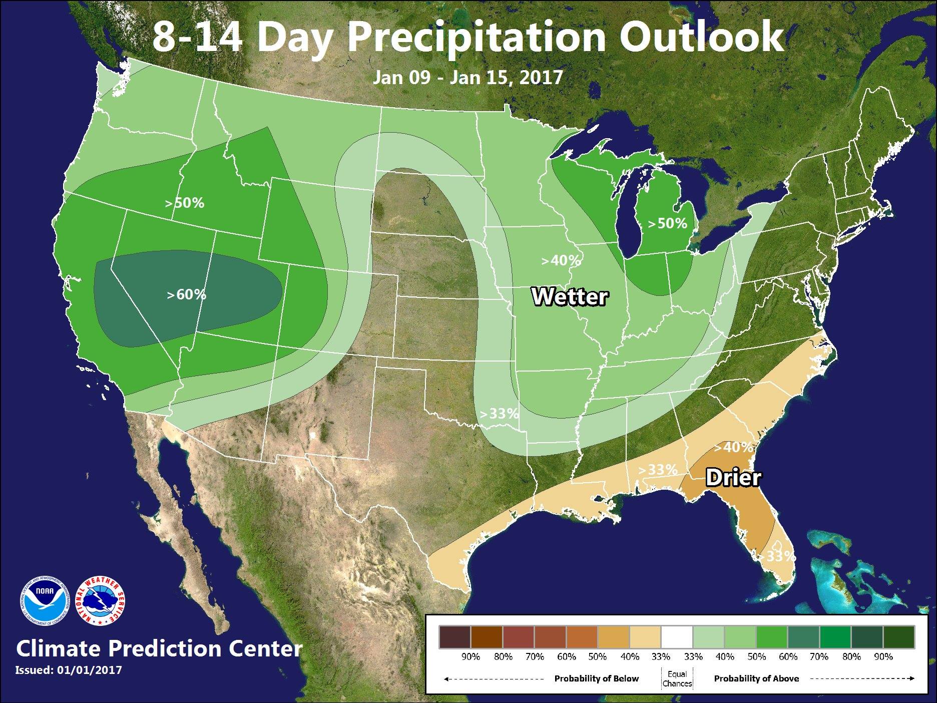 8-14 day outlook looking wet for CA.  image:  noaa, yesterday