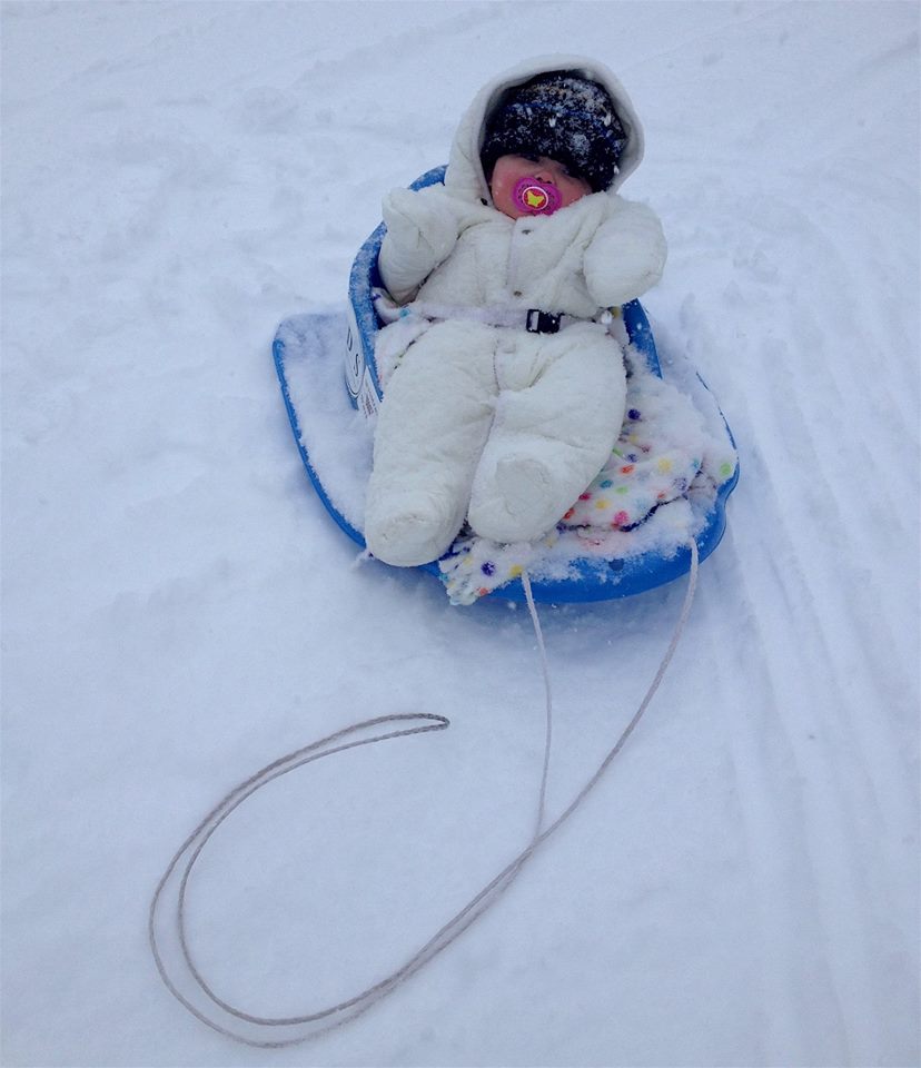 Extreme Baby! at Jackson Hole yesterday. photo: snowbrains